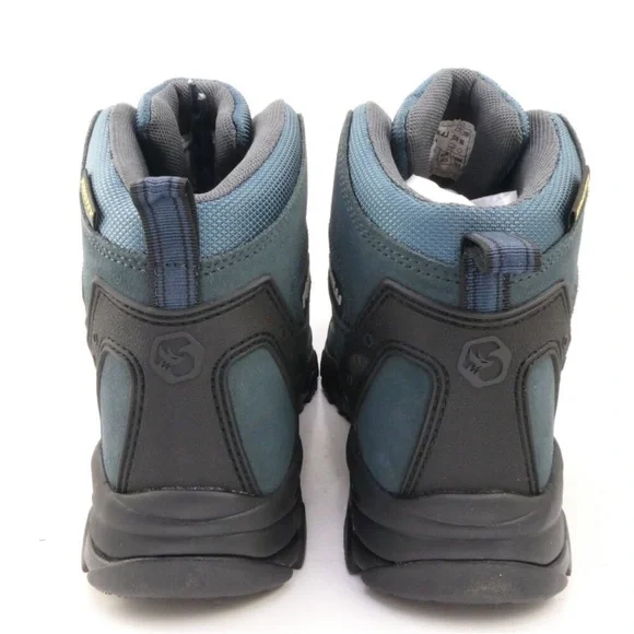Foxelli Boots Women’s 9 Hiking Waterproof Blue Outdoor Camping Lace Up- Sz 9 - Picture 4 of 8